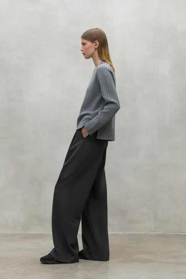 Women Grey Eucalipto Sweater Ecoalf Knitwear