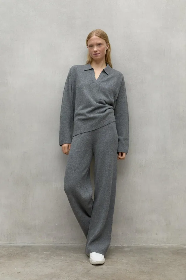 Women Grey Jaca Sweater Ecoalf Knitwear