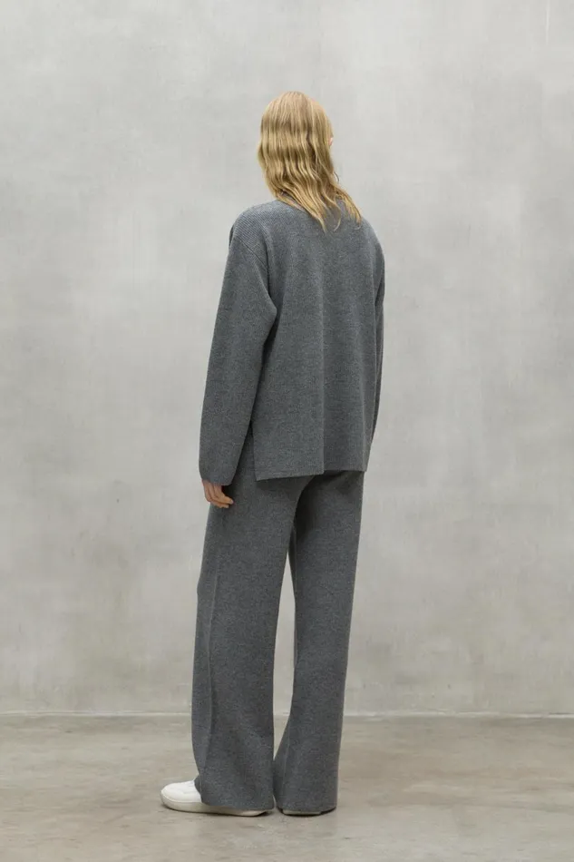 Women Grey Jaca Sweater Ecoalf Knitwear