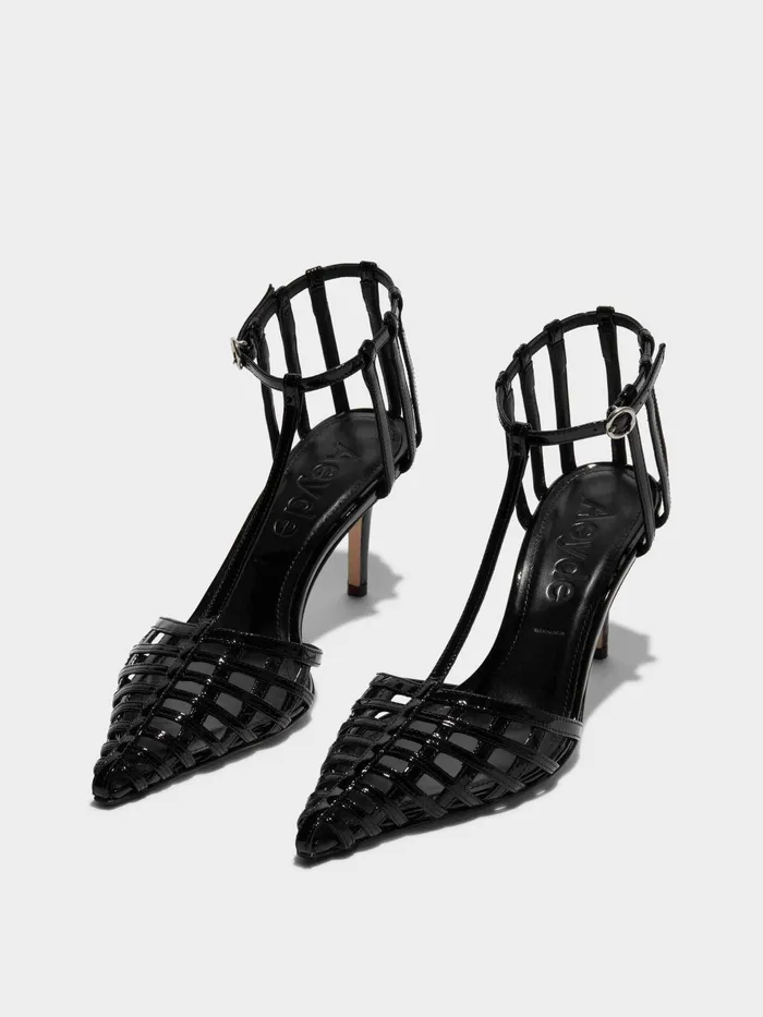 Women Halyna Leather Stiletto Pumps Aeyde Pumps