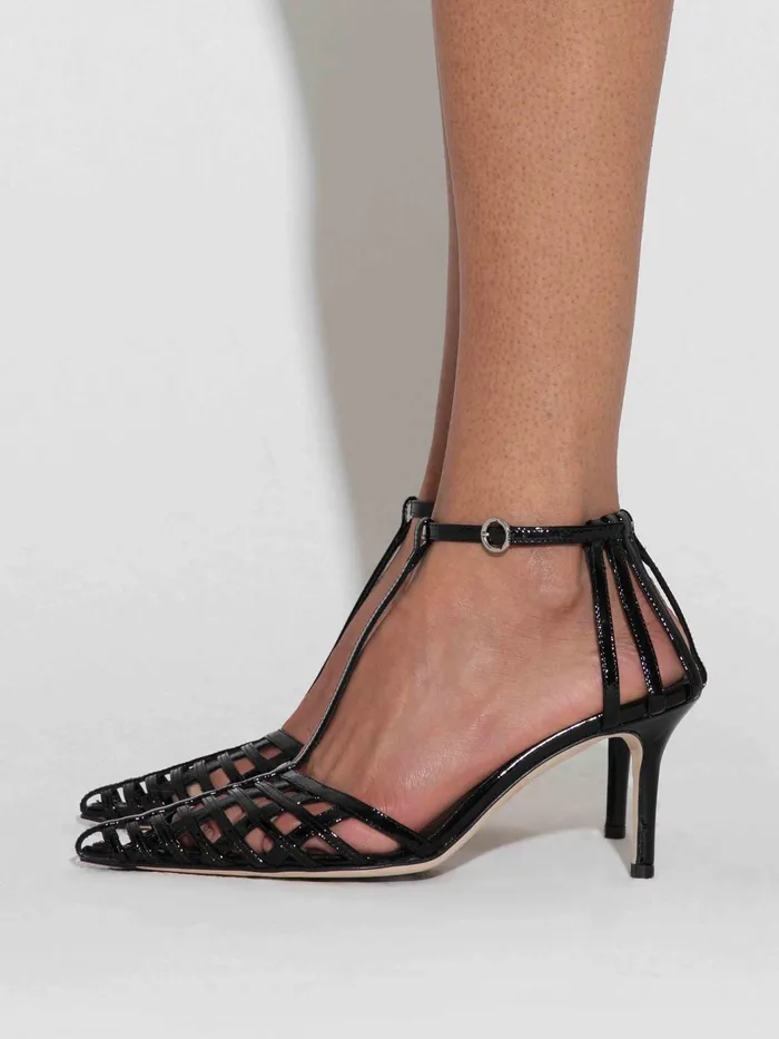 Women Halyna Leather Stiletto Pumps Aeyde Pumps