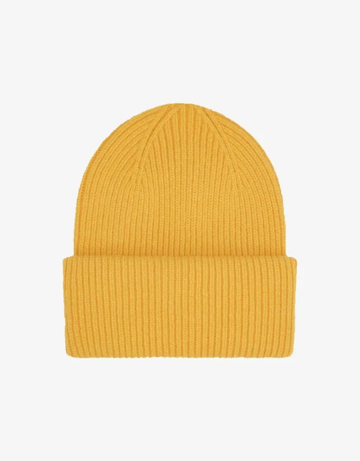 Women Hats Colorful Standard Merino Wool Hat Burned Yellow