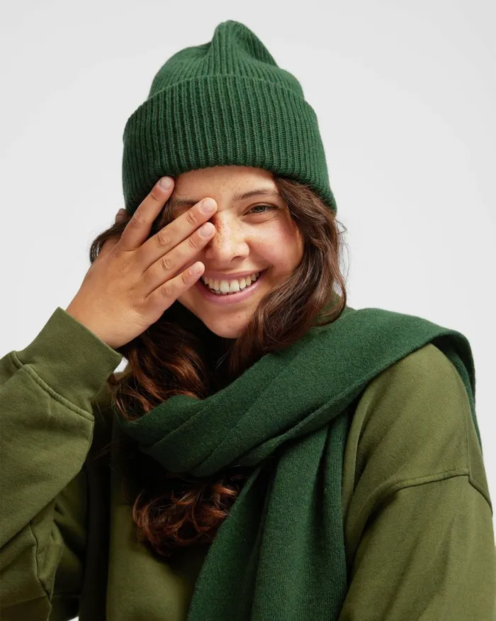Women Hats Colorful Standard Merino Wool Hat Burned Yellow