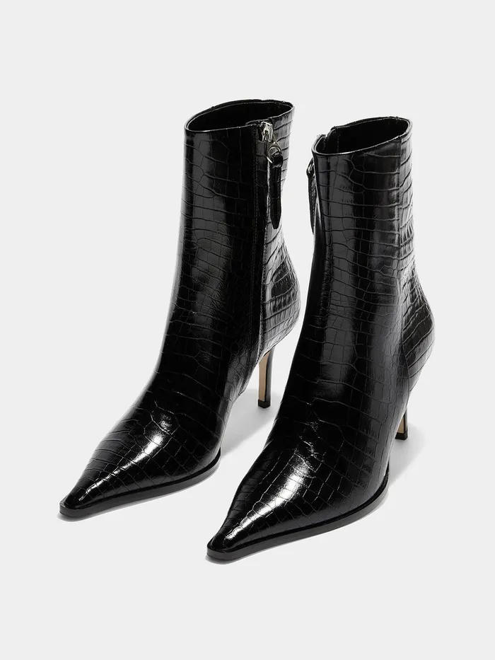 Women Hexi Leather Ankle Boots Aeyde Ankle Boots