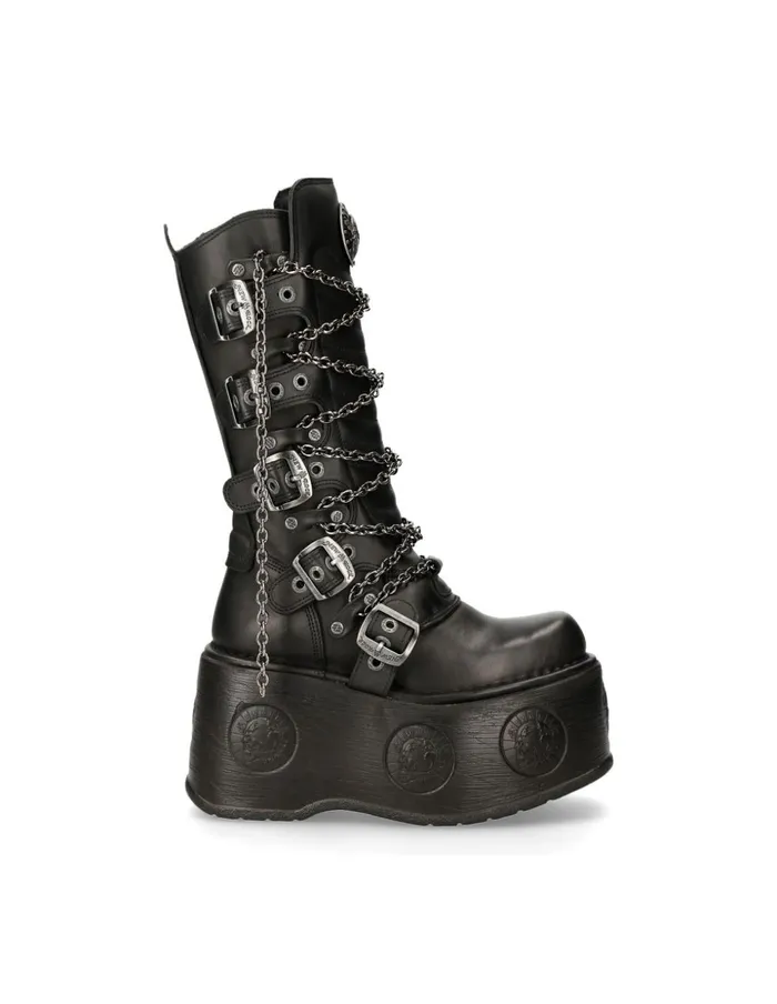 Women High Boot Metallic M1013C12 New Rock Platform Women High Boot Metallic M1013C12 New Rock Platform