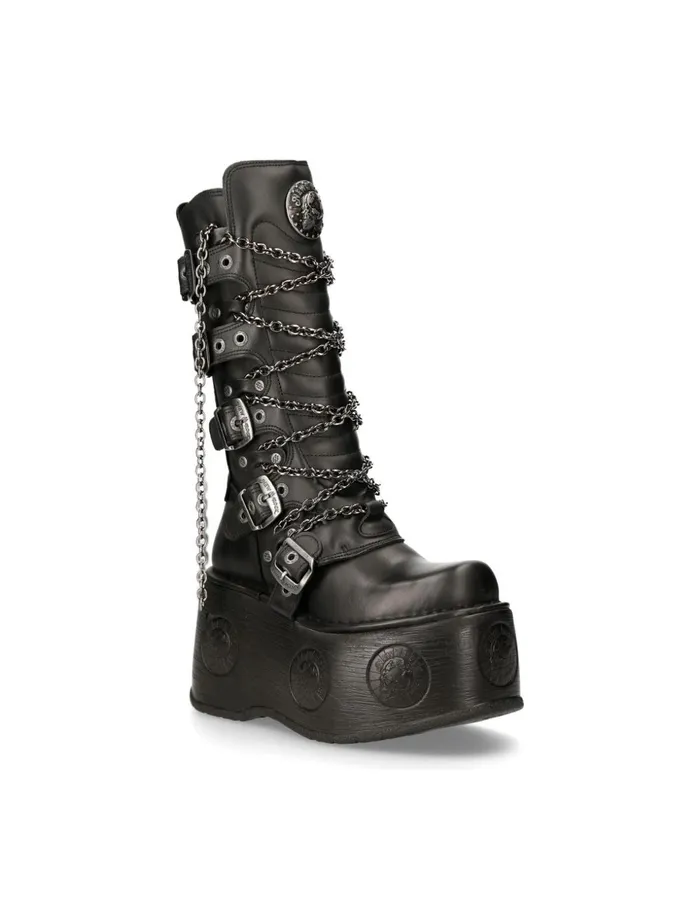 Women High Boot Metallic M1013C12 New Rock Platform Women High Boot Metallic M1013C12 New Rock Platform