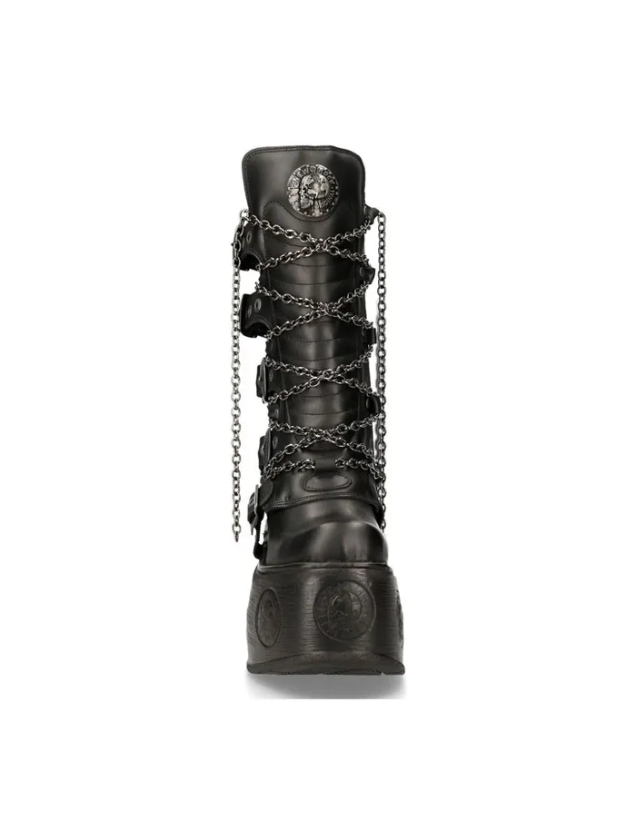 Women High Boot Metallic M1013C12 New Rock Platform Women High Boot Metallic M1013C12 New Rock Platform