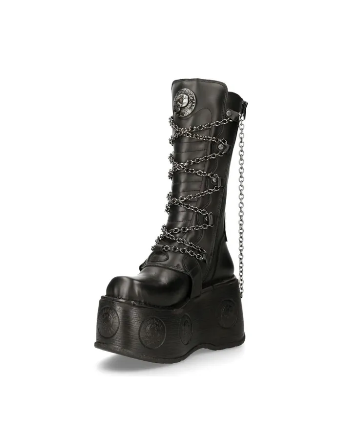 Women High Boot Metallic M1013C12 New Rock Platform Women High Boot Metallic M1013C12 New Rock Platform