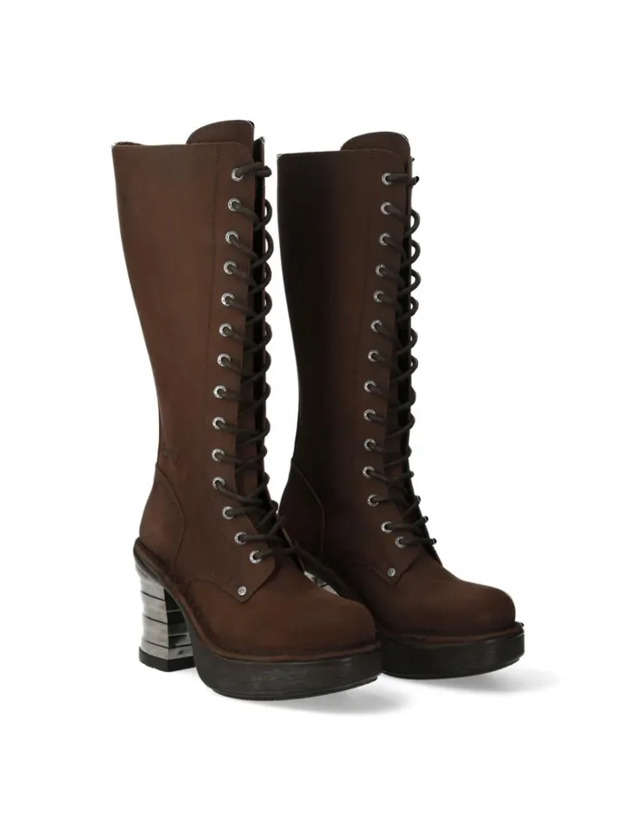 Women High Boot Metallic M8357C2 New Rock Boots