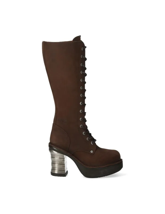 Women High Boot Metallic M8357C2 New Rock Boots Women High Boot Metallic M8357C2 New Rock Boots
