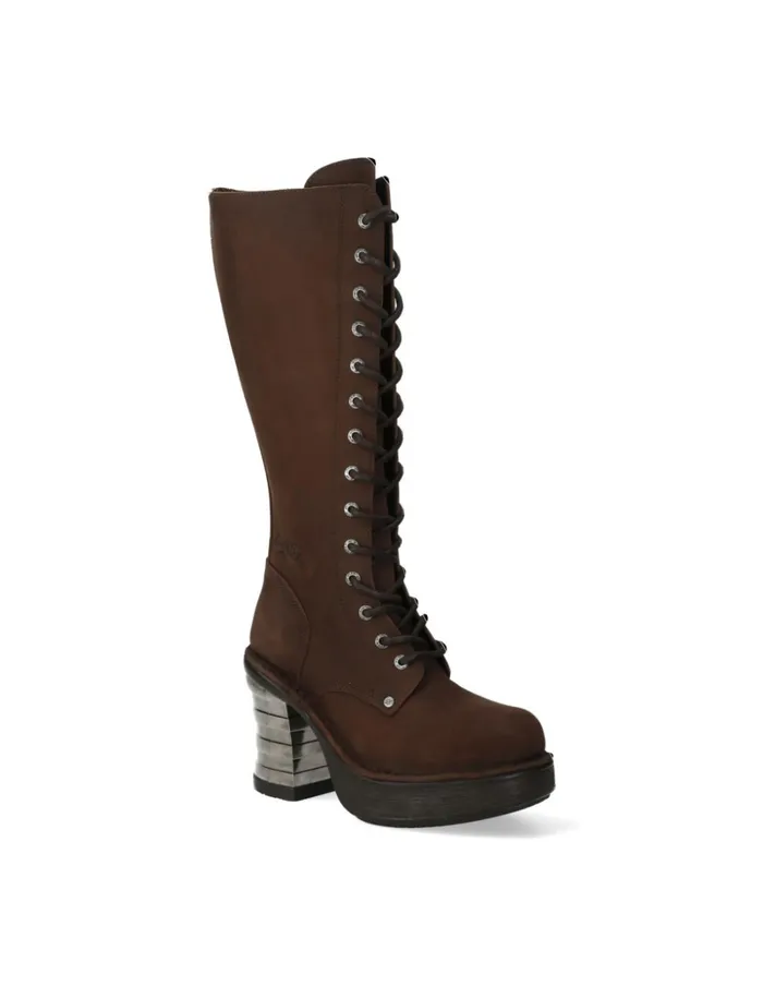 Women High Boot Metallic M8357C2 New Rock Boots Women High Boot Metallic M8357C2 New Rock Boots
