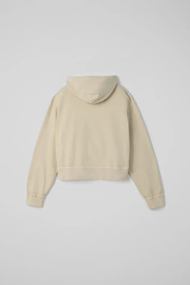Women Hoodie Beige Organic Cotton Hoodie Camper Jersey Women Hoodie Beige Organic Cotton Hoodie Camper Jersey