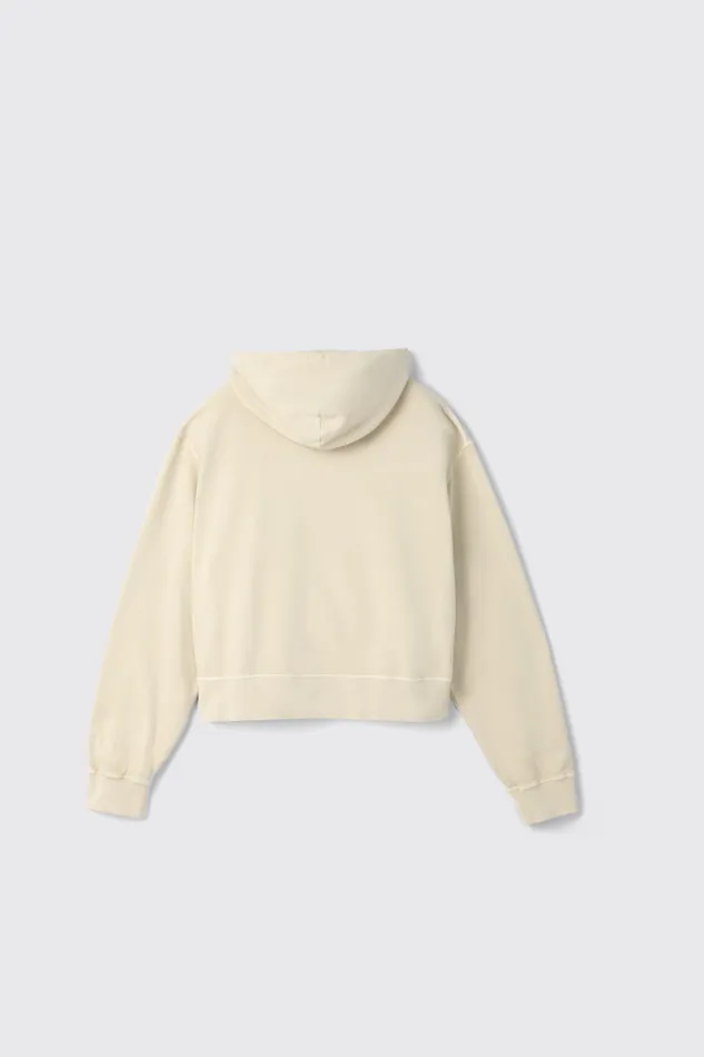 Women Hoodie Beige Organic Cotton Hoodie Camper Jersey Women Hoodie Beige Organic Cotton Hoodie Camper Jersey