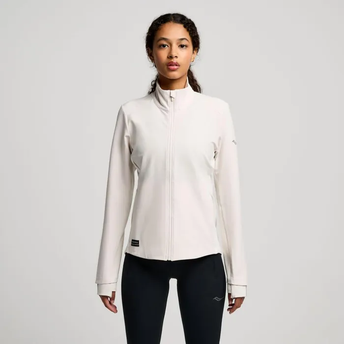 Women Hurricane Soft Shell Jacket Dove Saucony Jackets