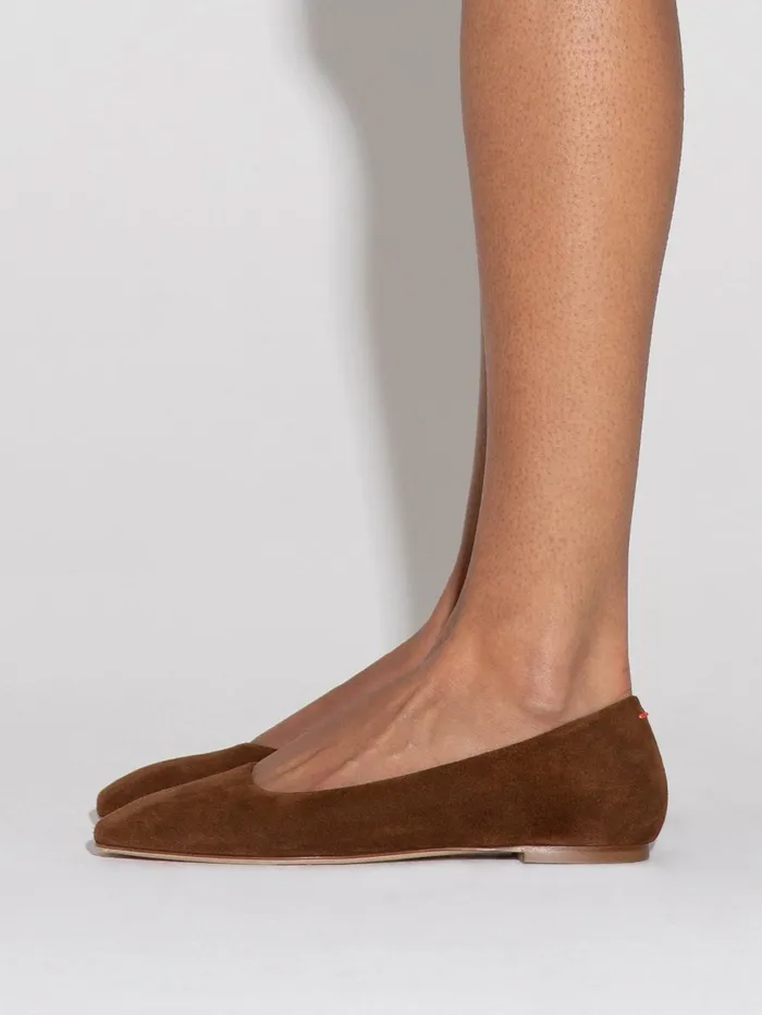 Women Ida Suede Ballet Flats Aeyde Flats