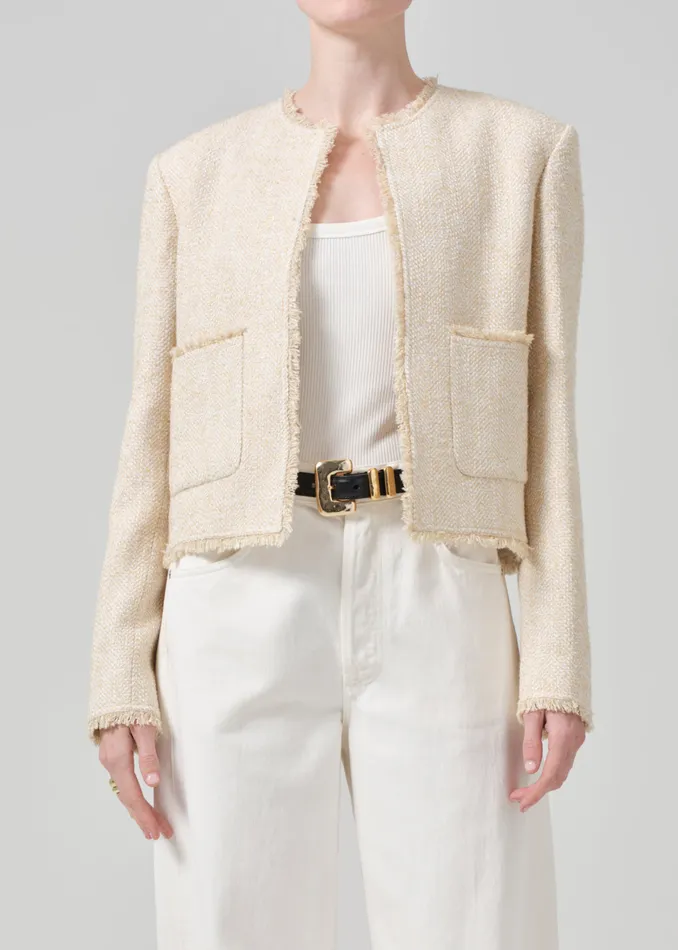 Women Jackets and Coats Citizens Of Humanity Elana Jacket In Cream