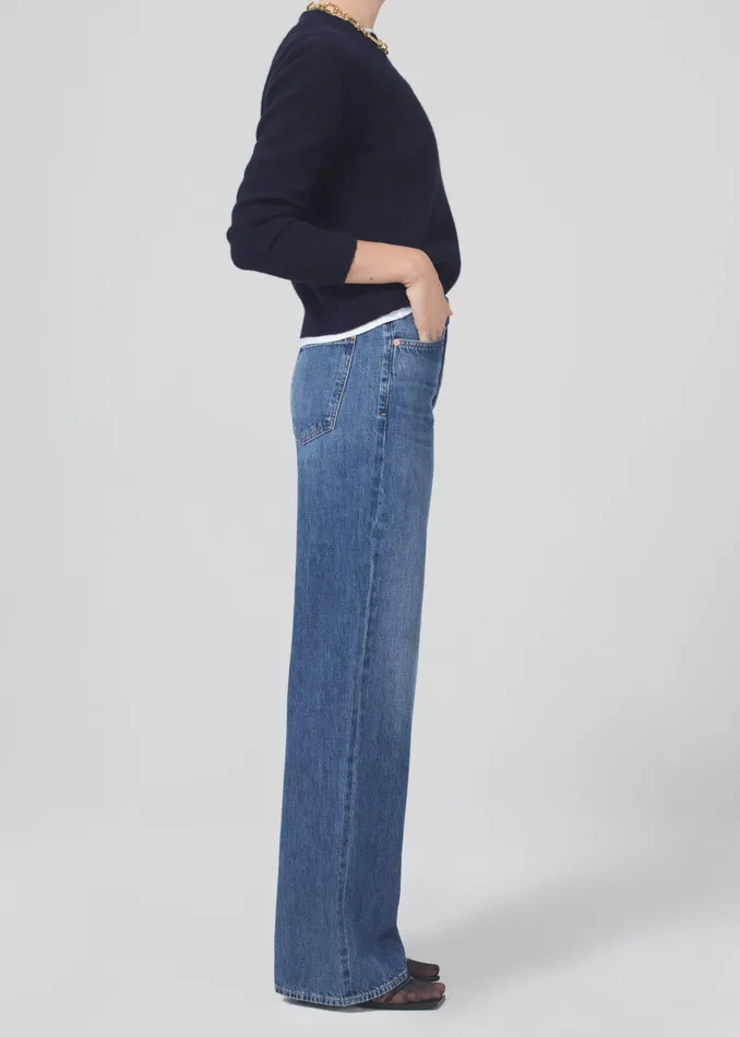 Women Jeans Citizens Of Humanity Annina High Rise Wide Leg 30034 In Pinnacle