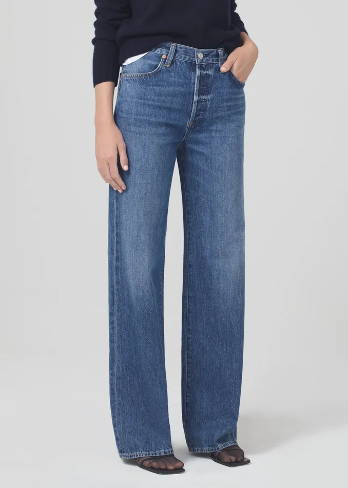 Women Jeans Citizens Of Humanity Annina High Rise Wide Leg 30034 In Pinnacle