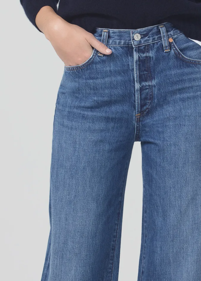 Women Jeans Citizens Of Humanity Annina High Rise Wide Leg 30034 In Pinnacle