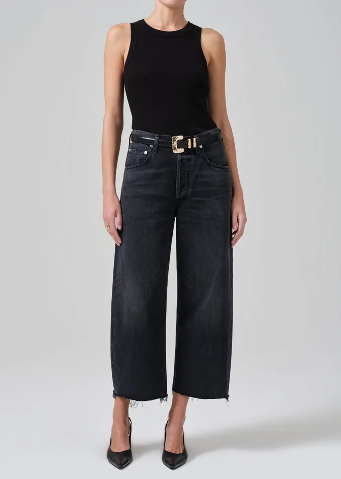 Women Jeans Citizens Of Humanity Ayla Raw Hem Crop In Bronson