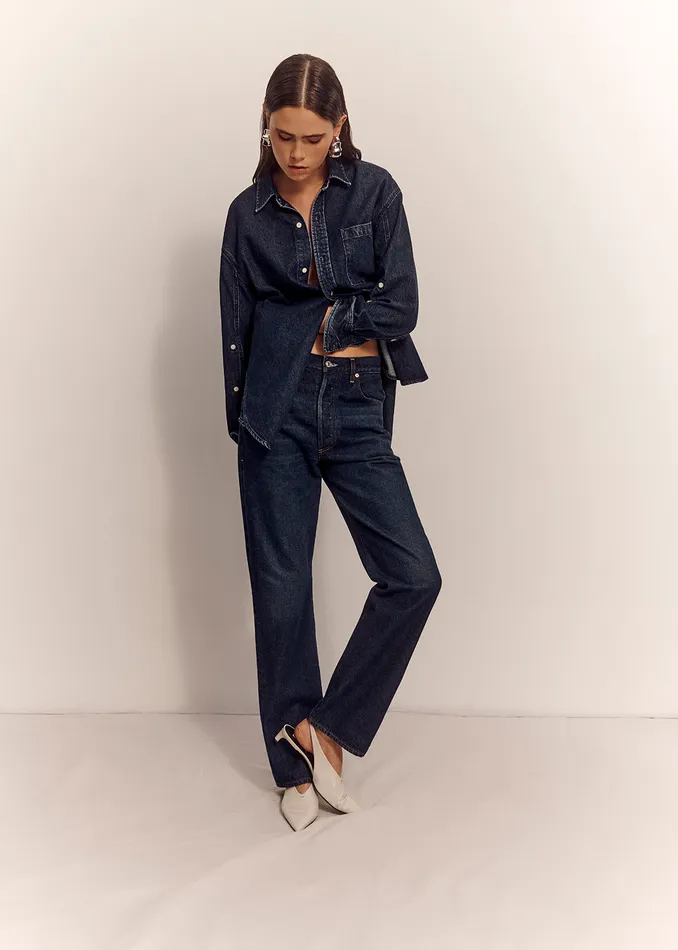 Women Jeans Citizens Of Humanity Baretta Relaxed Straight In Piovere
