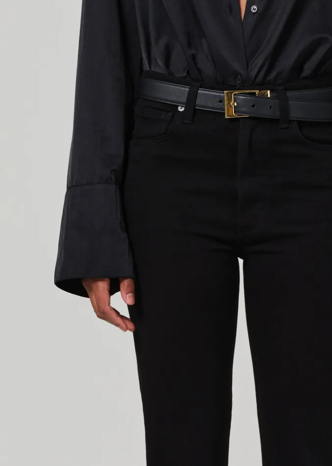 Women Jeans Citizens Of Humanity Caia Straight In Plush Black