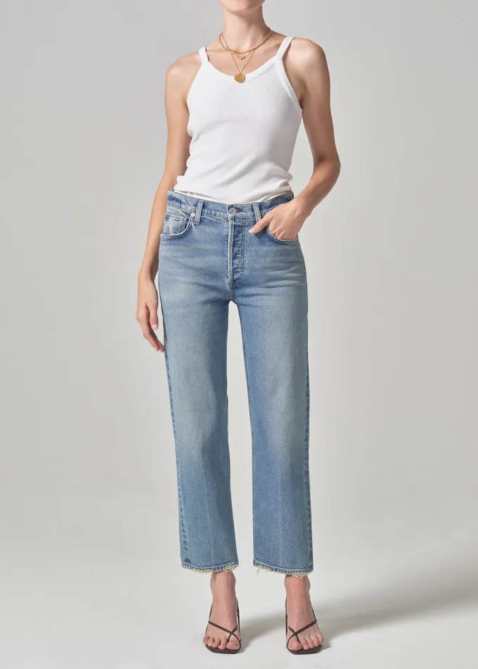 Women Jeans Citizens Of Humanity Florence Wide Straight In Fontana