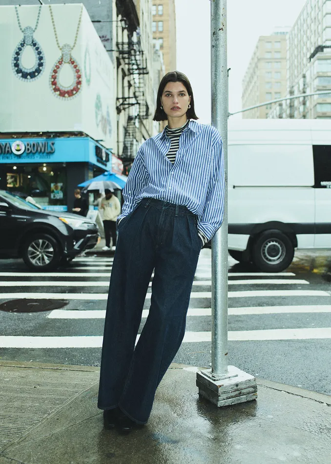 Women Jeans Citizens Of Humanity Petra Pleated Trouser In Eden