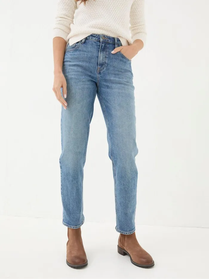 Women Jeans Fat Face Blue Denim Boyfriend Chesham Girlfriend Jeans