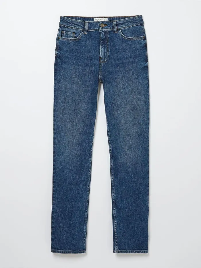 Women Jeans Fat Face Dark Vintage Blue Girlfriend Chesham Girlfriend Jeans