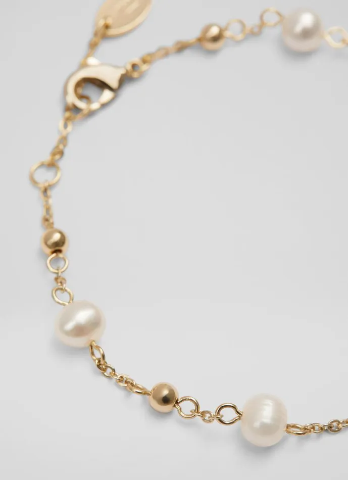 Women Jewellery LKBennett Clara Pearl And Gold Chain Bracelet Women Jewellery LKBennett Clara Pearl And Gold Chain Bracelet