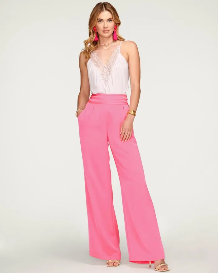 Women Joss Wide Leg Pant Black Ramy Brook Pants Women Joss Wide Leg Pant Black Ramy Brook Pants