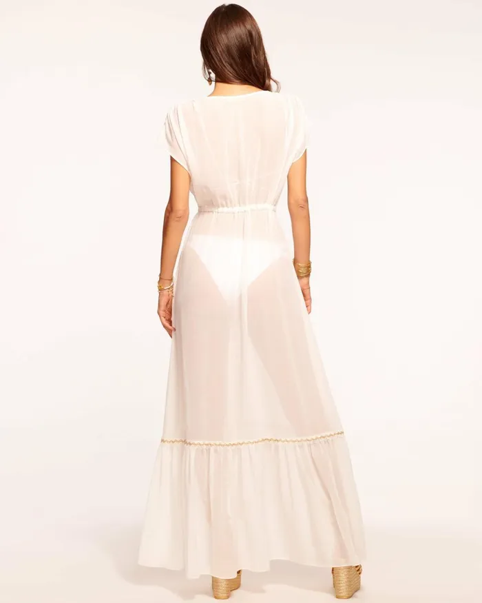 Women Kairi Coverup Maxi Dress White Ramy Brook Swimwear Women Kairi Coverup Maxi Dress White Ramy Brook Swimwear