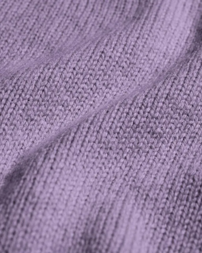 Women Knit Sweaters Colorful Standard Oversized Merino Wool Crew Purple Haze