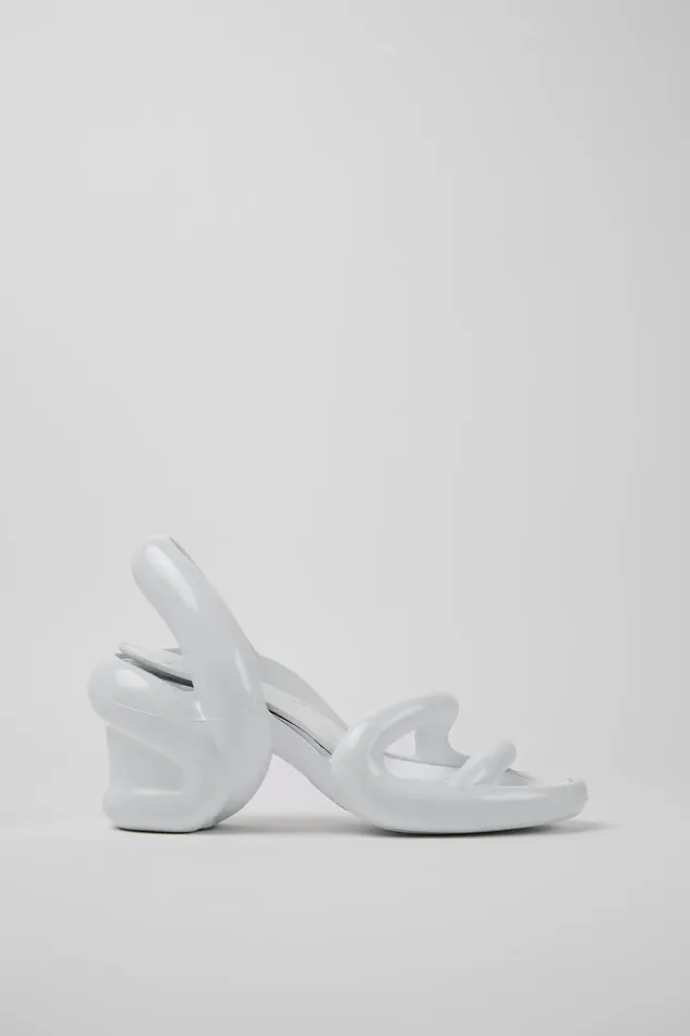 Women Kobarah White Unisex Sandals Camper Heels Women Kobarah White Unisex Sandals Camper Heels