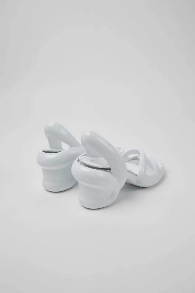Women Kobarah White Unisex Sandals Camper Heels Women Kobarah White Unisex Sandals Camper Heels