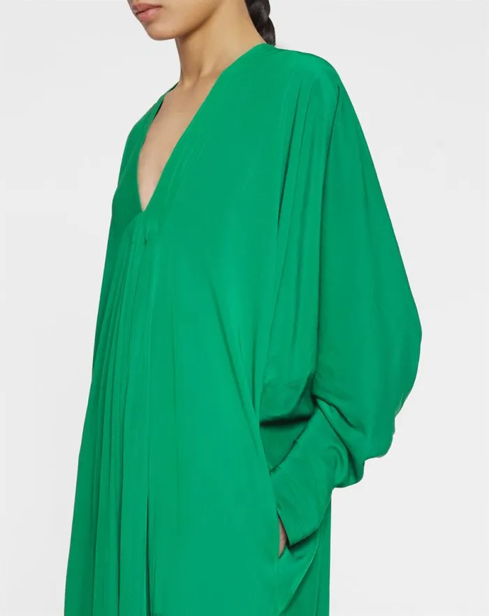 Women Lanvin Dresses Caftan Dress Emerald Green Women Lanvin Dresses Caftan Dress Emerald Green