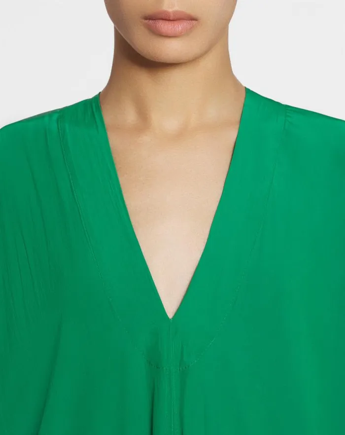 Women Lanvin Dresses Caftan Dress Emerald Green Women Lanvin Dresses Caftan Dress Emerald Green