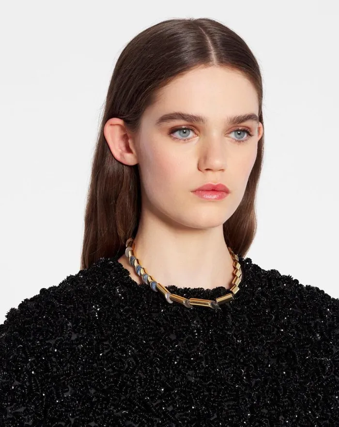 Women Lanvin Jewelry Sequence By Lanvin Necklace Goldsilver