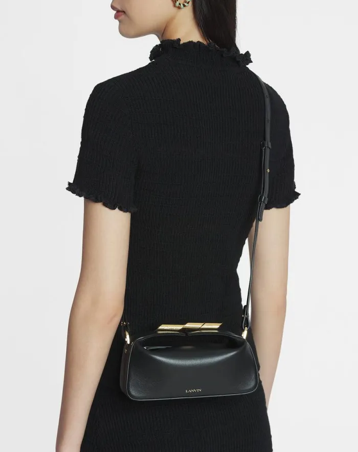 Women Lanvin Mini Bags and Clutches Haute Squence Leather Bag Black Women Lanvin Mini Bags and Clutches Haute Squence Leather Bag Black