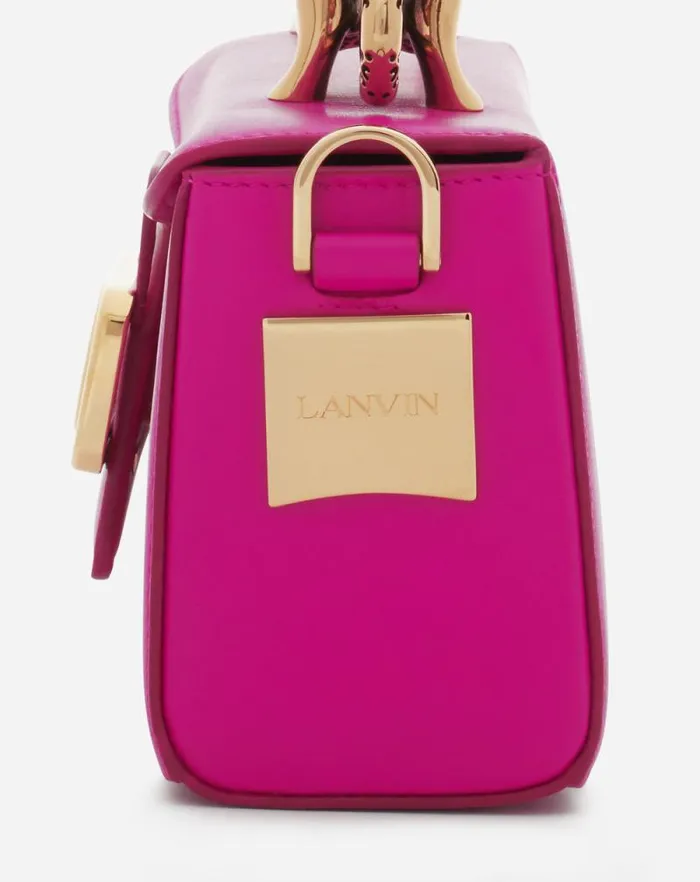 Women Lanvin Mini Bags and Clutches Nano Pencil Cat Leather Bag Fuchsia Women Lanvin Mini Bags and Clutches Nano Pencil Cat Leather Bag Fuchsia