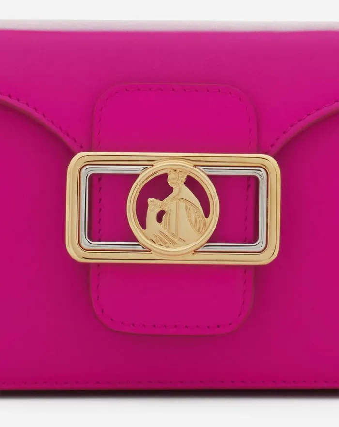 Women Lanvin Mini Bags and Clutches Nano Pencil Cat Leather Bag Fuchsia Women Lanvin Mini Bags and Clutches Nano Pencil Cat Leather Bag Fuchsia