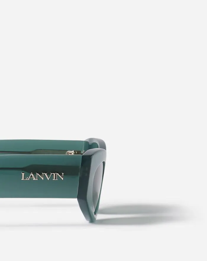 Women Lanvin Sunglasses Lanvin Logo Sunglasses Dark Jade Women Lanvin Sunglasses Lanvin Logo Sunglasses Dark Jade