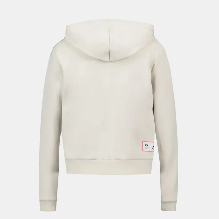 Women Le Coq Sportif Sweatshirts And Hoodies Paris 2024 ZipUp Hoodie