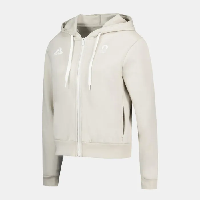 Women Le Coq Sportif Sweatshirts And Hoodies Paris 2024 ZipUp Hoodie