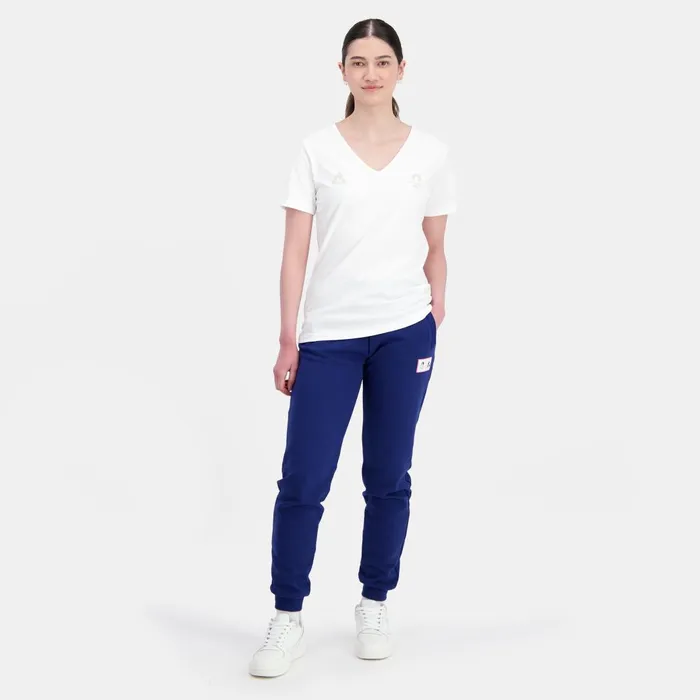 Women Le Coq Sportif Tshirts Polos Shirts And Tops Paris 2024 TShirt Marshmallow Women Le Coq Sportif Tshirts Polos Shirts And Tops Paris 2024 TShirt Marshmallow
