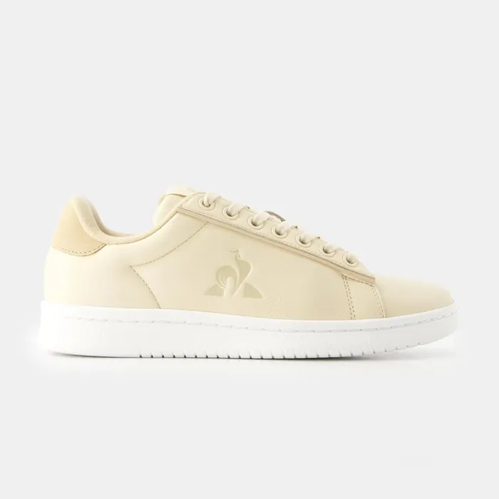 Women Le Coq Sportif Trainers And Sneakers Shoes LCS COURT CLEAN W Warm Sand