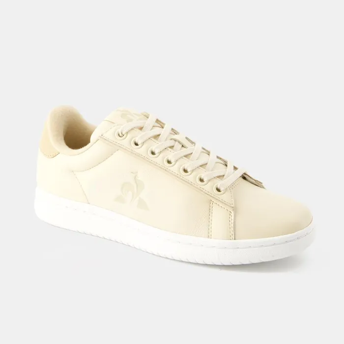 Women Le Coq Sportif Trainers And Sneakers Shoes LCS COURT CLEAN W Warm Sand Women Le Coq Sportif Trainers And Sneakers Shoes LCS COURT CLEAN W Warm Sand