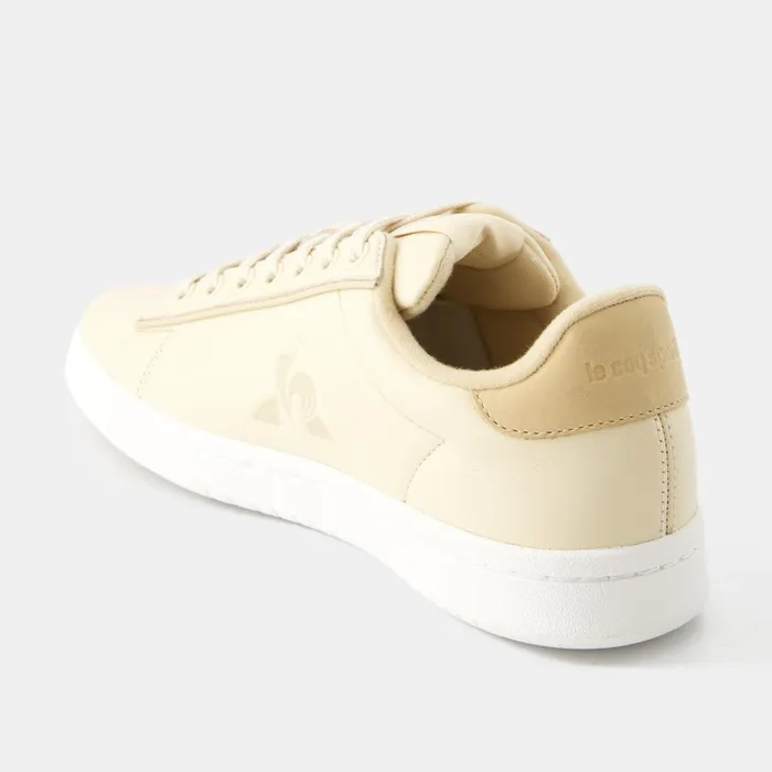 Women Le Coq Sportif Trainers And Sneakers Shoes LCS COURT CLEAN W Warm Sand Women Le Coq Sportif Trainers And Sneakers Shoes LCS COURT CLEAN W Warm Sand