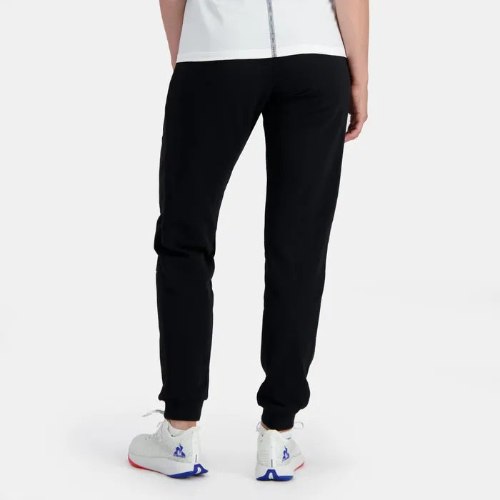 Women Le Coq Sportif Trousers Joggers And Shorts Training Performance Trousers De Sport Regular Black